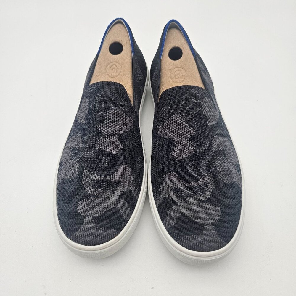Rothys The Original Slip On Camo Gray Womens Sz 7.5 NEW